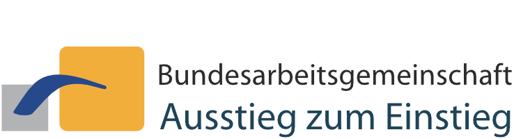 Logo 'Bundesarbeitsgemeinschaft Ausstieg zum Einstieg'