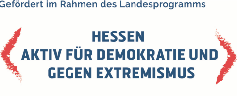 Logo Landesprogramm 'Hessen aktiv für Demokratie und gegen Extremismus'